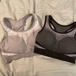 Set of TWO Reebok sports bras - Size Medium